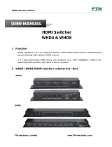 PTN WHD8 User manual
