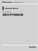 Pioneer DEH-P7000UB User manual