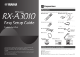 Yamaha RX-A3010 Installation guide