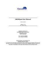 Forsberg MICROpod User manual