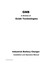 Exide Industrial Battery Charger User manual