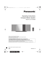 Panasonic SC-HC39 Owner's manual