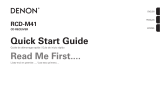 Denon D-M41 Quick start guide