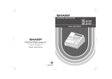 Sharp XE-A137-WH Operating instructions