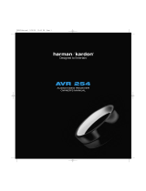 Harman Kardon AVR 254 Owner's manual