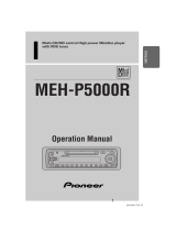 Pioneer MEH-P5000R User manual