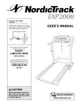 NordicTrack EXP2000 XI User manual