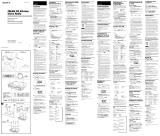 Sony ICF-CD523 Owner's manual