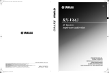 Yamaha HTR-6160 Owner's manual