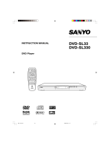 Sanyo DVD-SL330 User manual