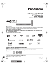 Panasonic DMRXS380EB Operating instructions