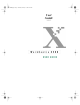 Xerox WorkCentre XE88 Owner's manual