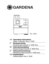 Gardena Water Computer Plus C 1030 User manual