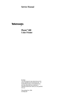 Tektronix Phaser 600 User manual