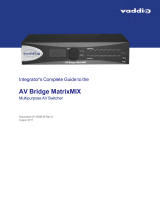 VADDIO AV Bridge MatrixMIX Integrator's Complete Manual