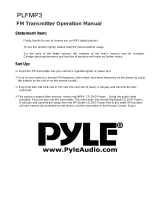 Pyle PLFMP3 User manual