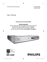 Philips DVDR3360H User manual