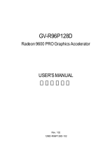 Gigabyte GV-R96P128D User manual