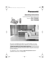 Panasonic KXTG5561 User manual