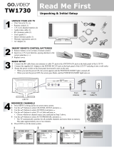Go-Video TW1730 Quick Reference Manual