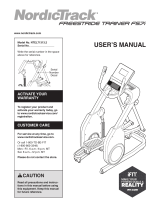 NordicTrack Freestride Trainer FS7i User manual