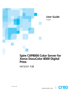 Xerox DocuColor 7000/8000 User guide