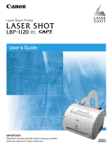 Canon Laser Shot LBP1120 User manual
