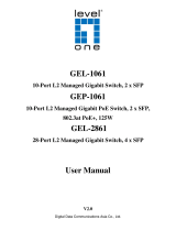 LevelOne GEL-1061 User manual