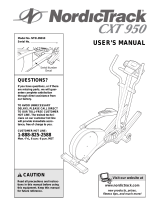 NordicTrack Cxt 970 User manual