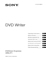 Sony VRD-P1 Owner's manual