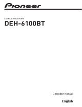 Pioneer DEH-6100BT User manual