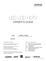 Hitachi LE49S508 Owner's manual