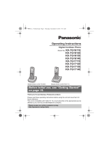 Panasonic KXTG1612E Operating instructions