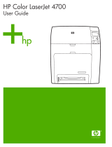 HP Color LaserJet 4700 User manual