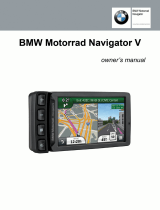 BMW Motorrad Navigator V Owner's manual
