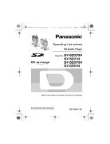Panasonic SVSD570V Owner's manual