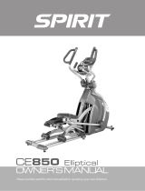 Spirit CE850 Owner's manual