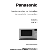 Panasonic NN-CF750W Operating Instructions And Cookery Book
