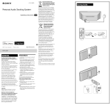 Sony RDP-X30iP Operating instructions