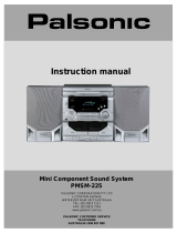 Palsonic PMSM225 Owner's manual