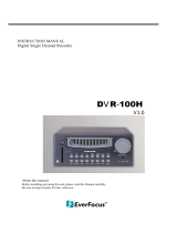 EverFocus DVR-100H User manual