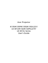 Acer K135i User manual