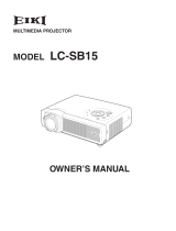 Eiki LC-SB15 User manual