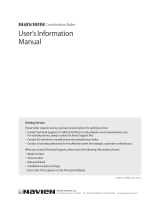 Navien NCB-240 User's Information Manual
