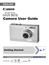 Canon Digital Ixus 90 IS Owner's manual