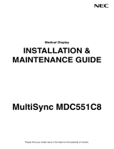 NEC MDC551C8 Owner's manual