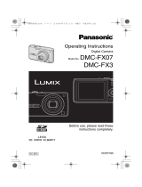 Panasonic DMCFX07 Operating instructions