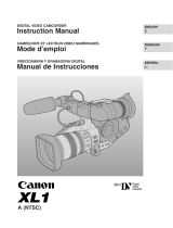 Canon XL 1 User manual