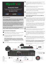 Wyrestorm MX-0808-PP Quick start guide