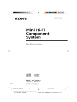 Sony MHC-V909AV Operating instructions